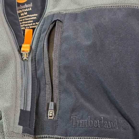 Timberland Zip-Up Mock-Neck Sweatshirt - Picture 5 of 7